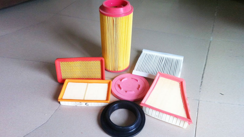 Polyurethane filter material